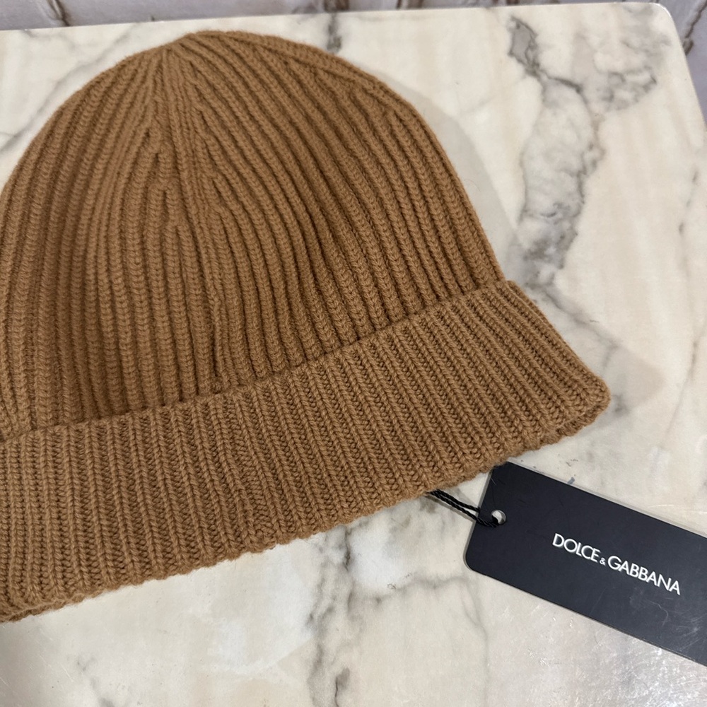 Dolce and Gabana beanie tan color mine or unisex. One size